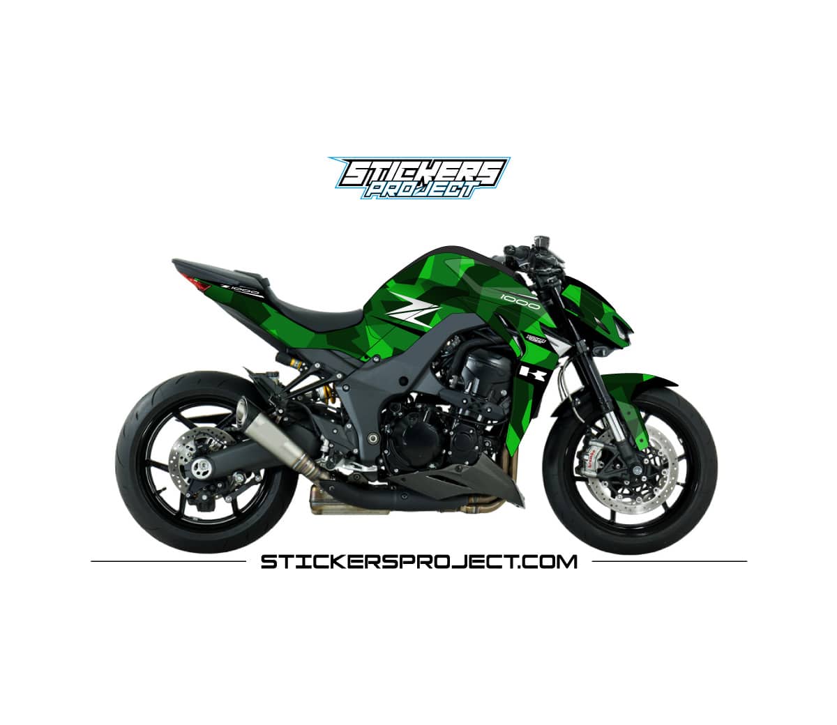 Kit déco Z1000 (2014-2023) - vert Z1000