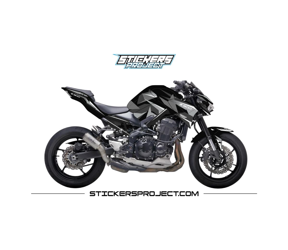 Kit déco Z900 (2020) - gris kit deco Z900