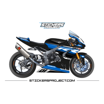 Kit déco CBR 1000 RR (2020-2023) noir & bleu