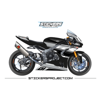 Kit déco CBR 1000 RR (2020-2023) noir & gris