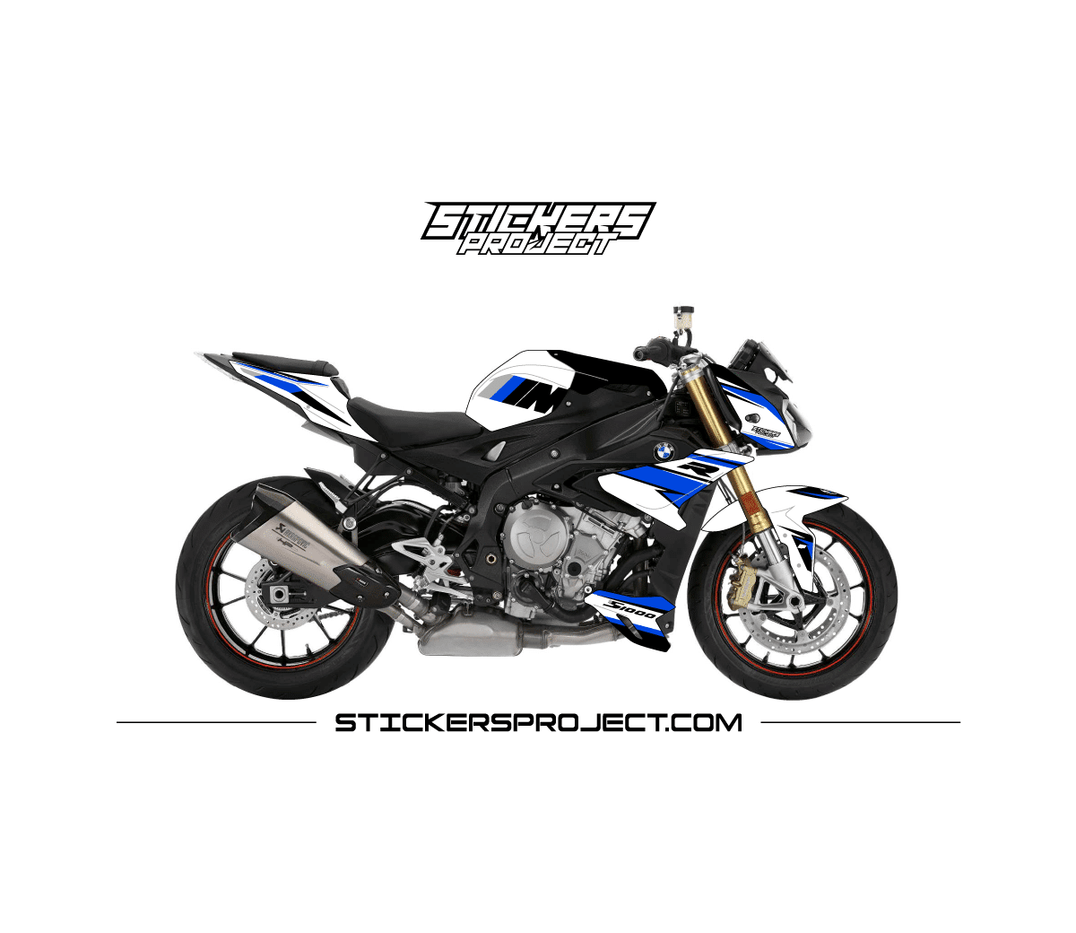 Kit déco S1000R (2017-2019) - Blanc & bleu kit deco s1000r