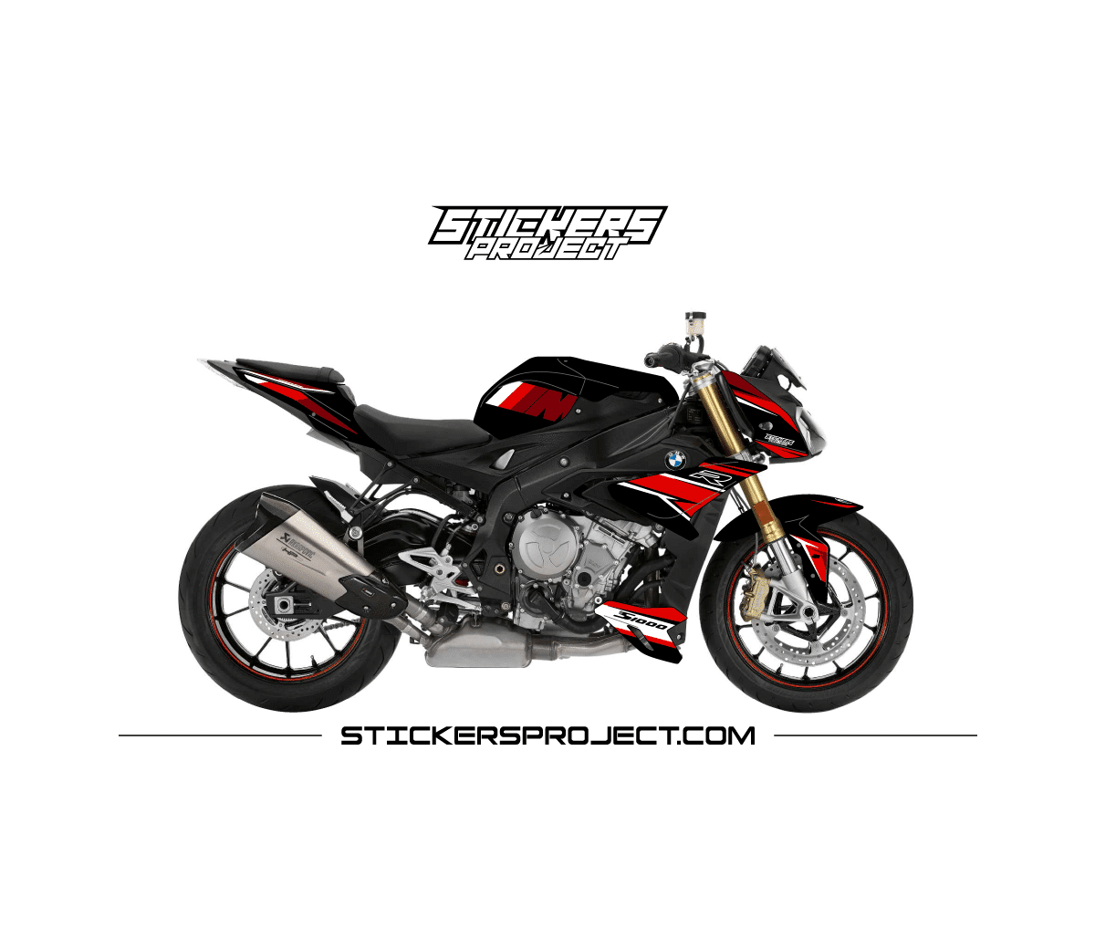 Kit déco S1000R (2017-2019) - Noir & rouge kit deco s1000r