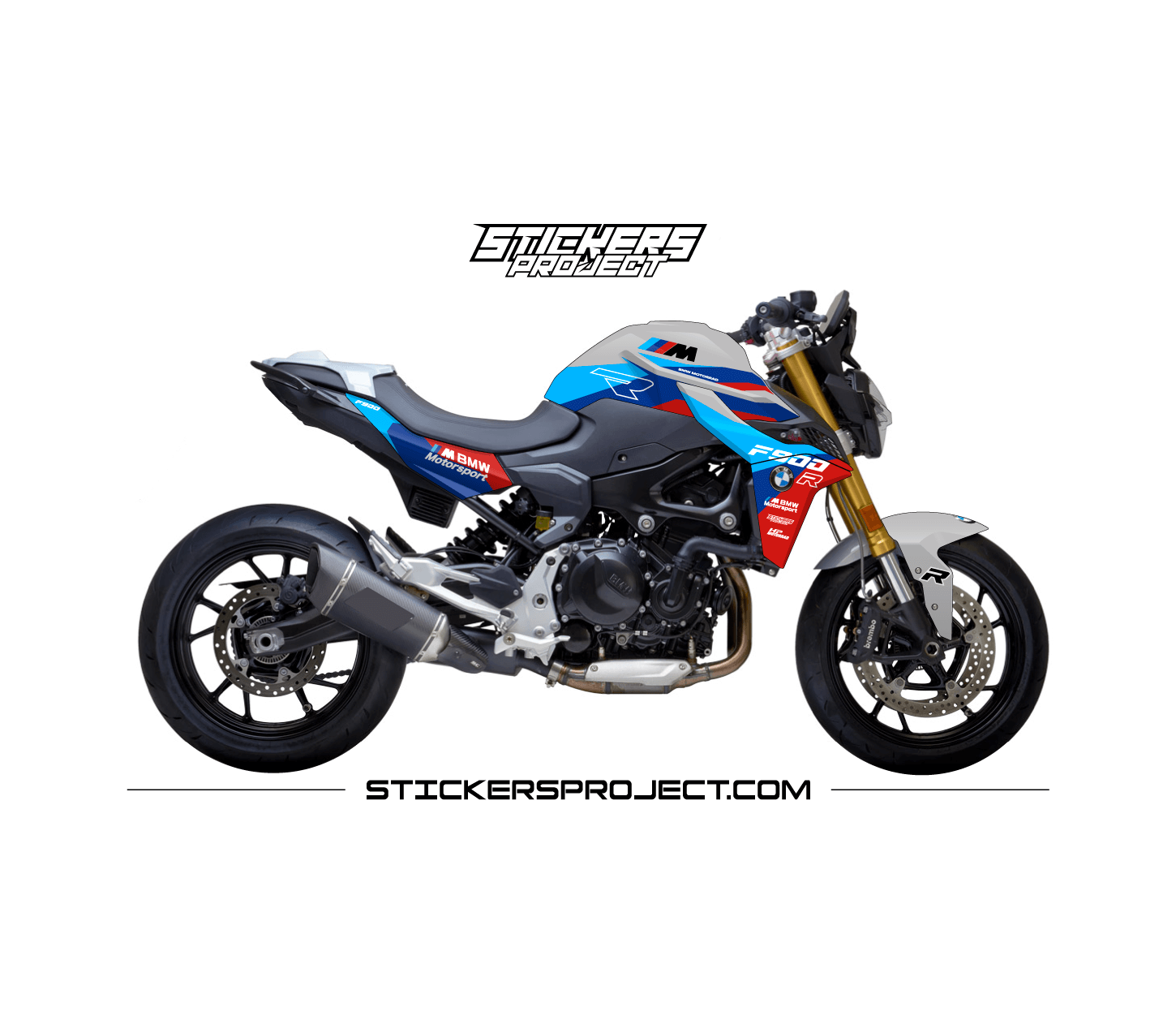 Kit déco F900R M Design (2020) gris kit deco F900R