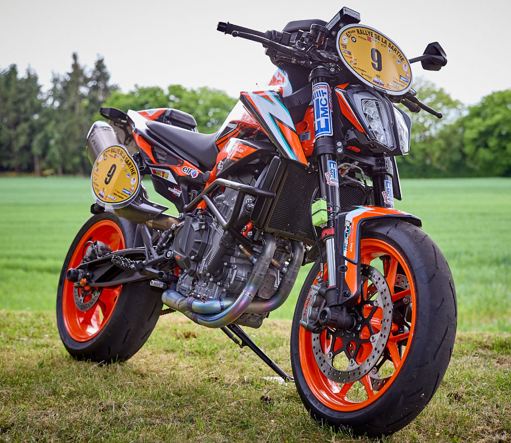 Kit déco DUKE 790-890 (2018-2024) - Noir et Orange kit deco DUKE