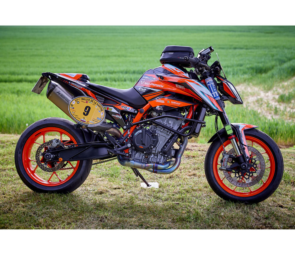 Kit déco DUKE 790-890 (2018-2024) - Noir et Orange kit deco DUKE 890