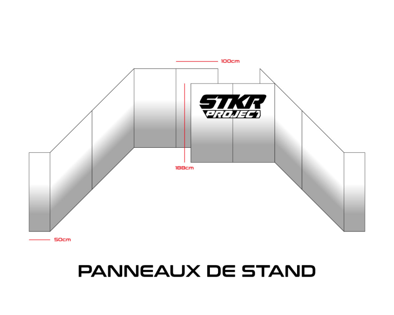 Panneaux De Stand pour habillage de box circuit
